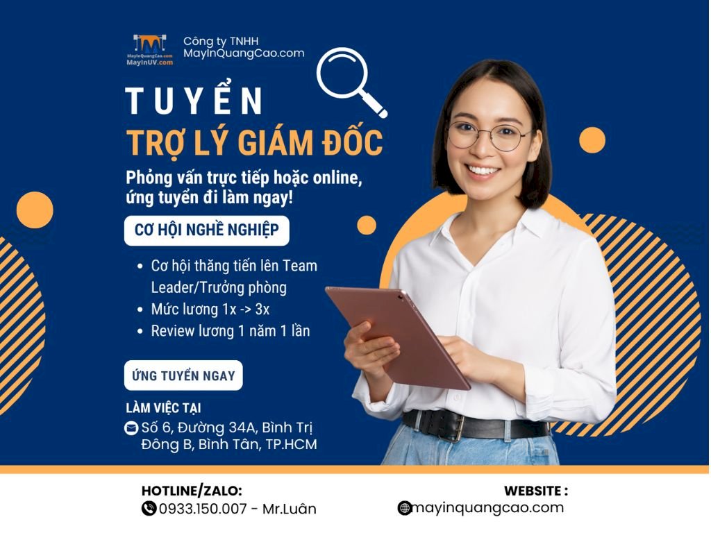 Tuyển dụng trợ lý giám đốc