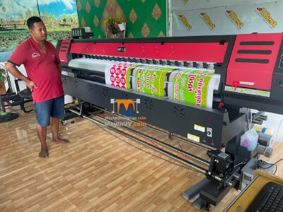 Tư vấn báo giá máy in bạt khổ 2m5 HongYing và hoàn thành lắp đặt máy in khổ lớn cho Quảng cáo Quỳnh Anh tỉnh Trà Vinh