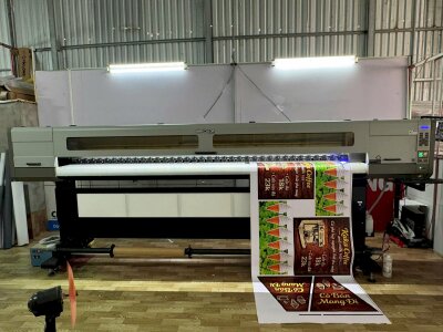 Máy in phun Witcolor khổ 3m2 UV Quảng cáo Nhật Quang tại Trà Vinh