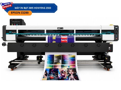 Máy in quảng cáo khổ 2m5 HongYing bao gồm VAT
