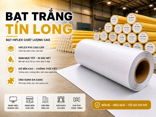 Bạt trắng Tín Long