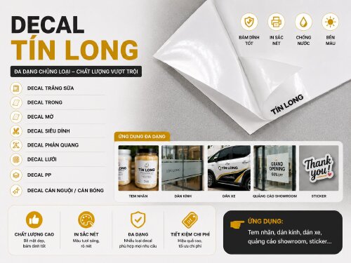 Decal Tín Long