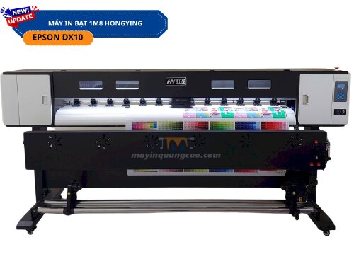 Máy in HongYing 1m8- Máy in bạt, decal giá rẻ