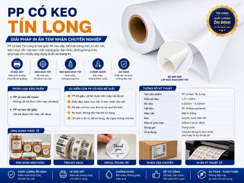 PP có keo Tín Long