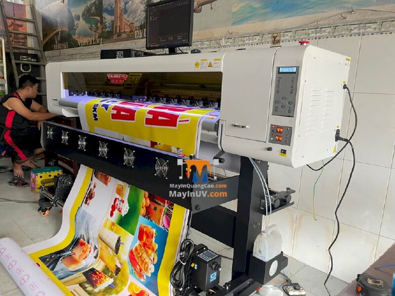 Giao máy in Decal khổ 1m7 Taimes i3200 cho nhà in anh Trung tại Long An - Ảnh: 5