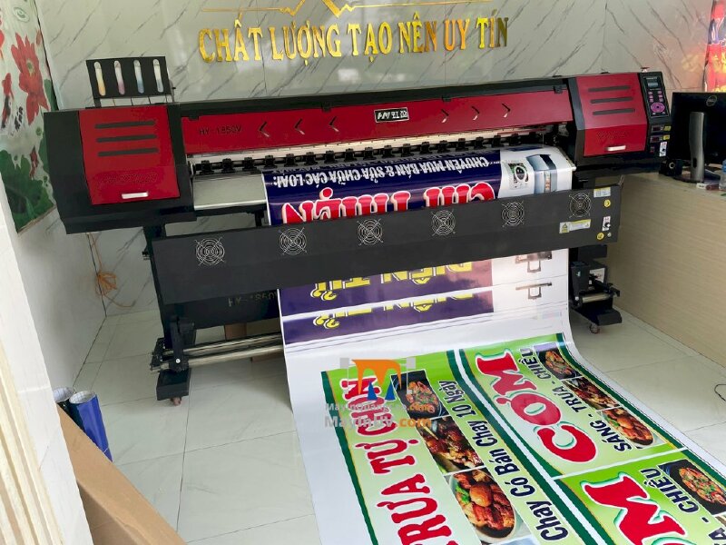 Hoàn thành lắp đặt máy in phun khổ 1m8 HongYing 2022 cho xưởng in anh Lâm tại tỉnh Tây Ninh - Ảnh: 1