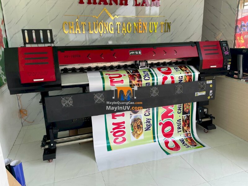 Hoàn thành lắp đặt máy in phun khổ 1m8 HongYing 2022 cho xưởng in anh Lâm tại tỉnh Tây Ninh - Ảnh: 4