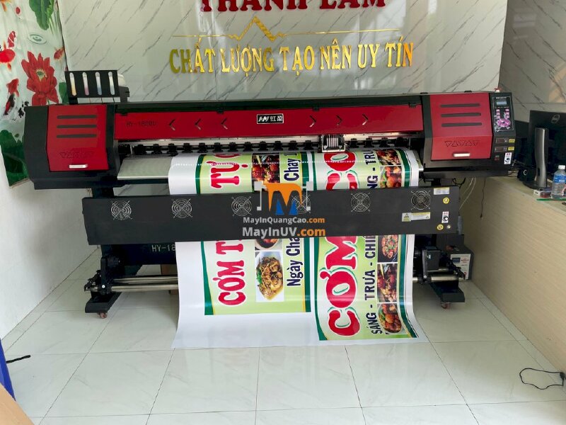 Hoàn thành lắp đặt máy in phun khổ 1m8 HongYing 2022 cho xưởng in anh Lâm tại tỉnh Tây Ninh - Ảnh: 5