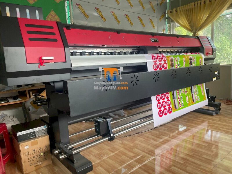 Tư vấn báo giá máy in bạt khổ 2m5 HongYing và hoàn thành lắp đặt máy in khổ lớn cho Quảng cáo Quỳnh Anh tỉnh Trà Vinh - Ảnh: 4