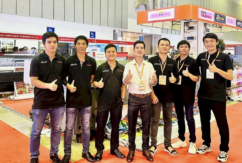 Công ty MayInQuangCao.com tại sự kiện Triển lãm Quốc tế thiết bị và công nghệ quảng cáo Việt Nam lần thứ 13 (VietAd 2023) diễn ra tại TP.HCM - Ảnh: 6