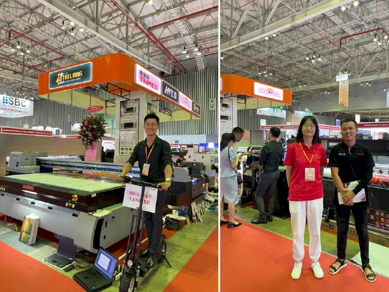 Công ty MayInQuangCao.com tại sự kiện Triển lãm Quốc tế thiết bị và công nghệ quảng cáo Việt Nam lần thứ 13 (VietAd 2023) diễn ra tại TP.HCM - Ảnh: 7