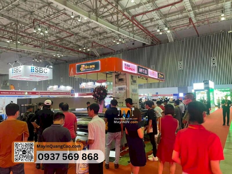 Công ty MayInQuangCao.com tại sự kiện Triển lãm Quốc tế thiết bị và công nghệ quảng cáo Việt Nam lần thứ 13 (VietAd 2023) diễn ra tại TP.HCM - Ảnh: 12