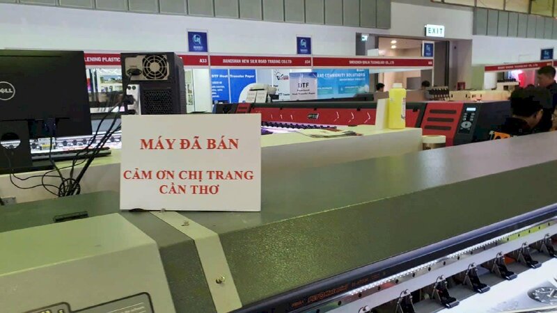 Công ty MayInQuangCao.com tại sự kiện Triển lãm Quốc tế thiết bị và công nghệ quảng cáo Việt Nam lần thứ 13 (VietAd 2023) diễn ra tại TP.HCM - Ảnh: 2