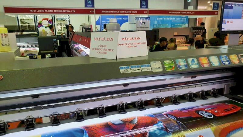 Công ty MayInQuangCao.com tại sự kiện Triển lãm Quốc tế thiết bị và công nghệ quảng cáo Việt Nam lần thứ 13 (VietAd 2023) diễn ra tại TP.HCM - Ảnh: 4