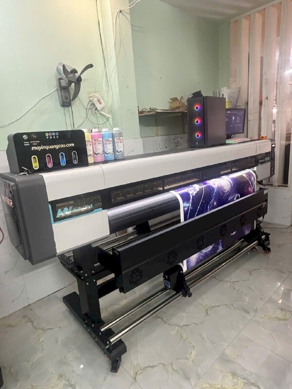 Máy in bạt HongYing 1m8 1850 Đã bao gồm VAT