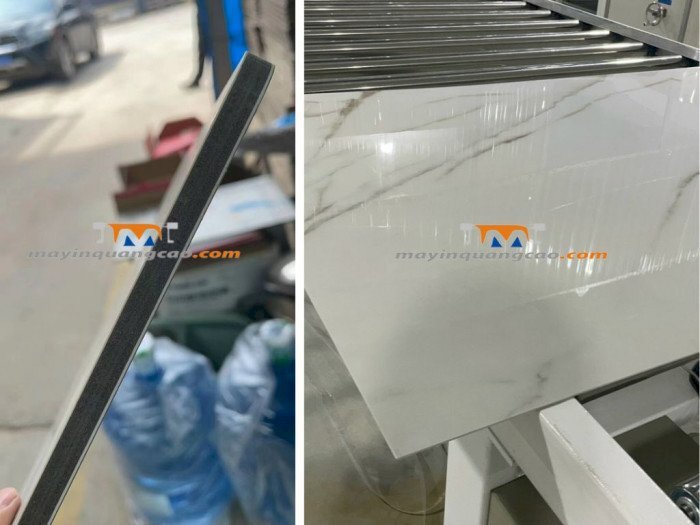 Dàn máy phủ bóng UV bằng màng PET công nghệ mới