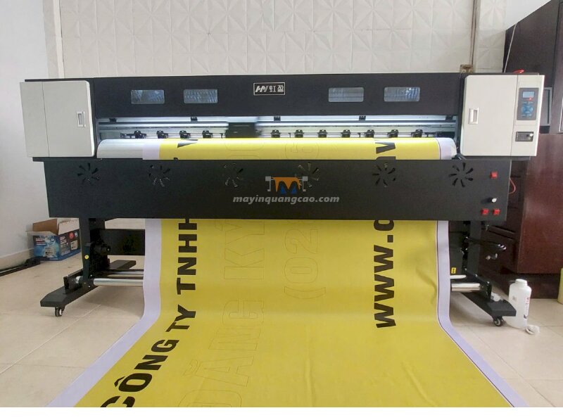 Máy in HongYing 1m8- Máy in bạt, decal giá rẻ