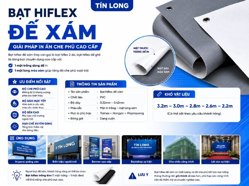 Bạt xám Tín Long